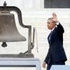 Barack Obama lors de la commémoration du 50e anniversaire de la marche de Washington au sein de la capitale des Etats-Unis le 28 août 2013