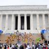 Performance de danse folklorique lors de la commémoration du 50e anniversaire de la marche de Washington au sein de la capitale des Etats-Unis le 28 août 2013