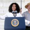 Oprah Winfrey lors de la commémoration du 50e anniversaire de la marche de Washington au sein de la capitale des Etats-Unis le 28 août 2013