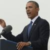 Barack Obama lors de la commémoration du 50e anniversaire de la marche de Washington, "Let The Freedom Ring", au sein de la capitale des Etats-Unis le 28 août 2013