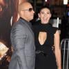Paloma Jimenez et Vin Diesel à la première du film "Riddick" à Westwood, le 28 août 2013.