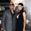 Vin Diesel, Paloma Jimenez à la première du film "Riddick" à Westwood, le 28 août 2013.
