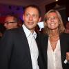 Claire Chazal et Marc Olivier Fogiel lors de la soirée Prix du Roman Fnac au Théâtre du Châtelet, à Paris, le 29 août 2913.