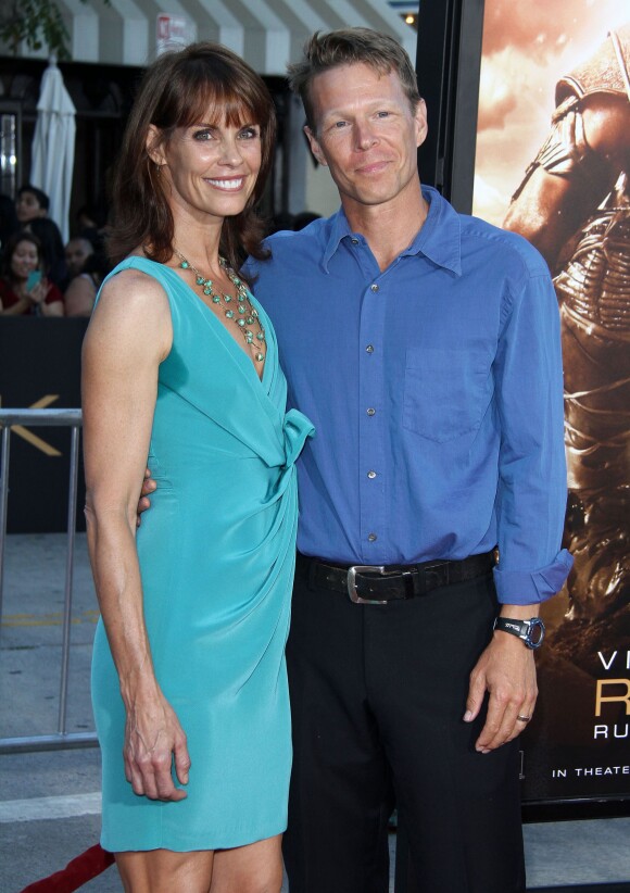 Alexandra Paul et son mari Ian Murray à Westwood, le 28 août 2013.