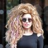Lady GaGa quittant son hôtel à Londres le 30 août 2013.