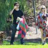 Amanda Seyfried et Justin Long se détendent dans un parc à Los Angeles, le 31 août 2013