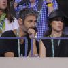 Winona Ryder et son boyfriend Scott Mackinlay Hahn lors de l'US Open 2013 à New York le 31 août 2013.