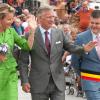 Le roi Philippe et la reine Mathilde de Belgique assistaient le 1er septembre 2013 à la Cavalcade d'Hanswijk, commémoration de la Vierge Marie à Malines. Leur première sortie officielle depuis l'intronisation du nouveau roi des Belges le 21 juillet.