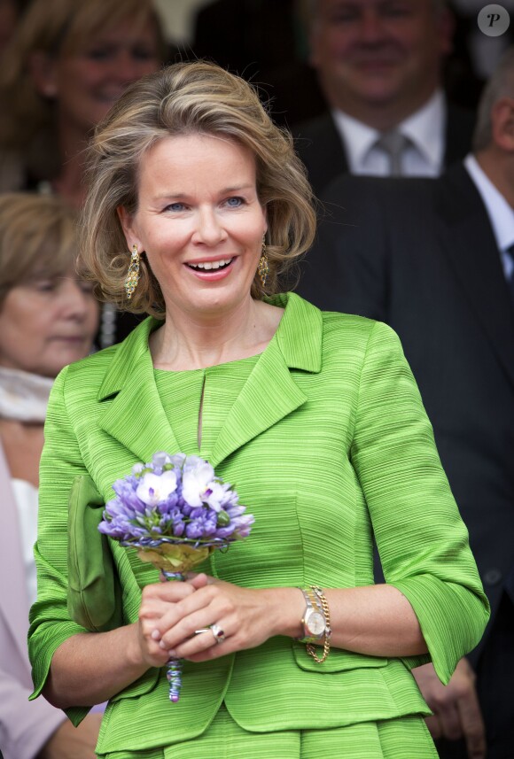 Le roi Philippe et la reine Mathilde de Belgique assistaient le 1er septembre 2013 à la Cavalcade d'Hanswijk, commémoration de la Vierge Marie à Malines. Leur première sortie officielle depuis l'intronisation du nouveau roi des Belges le 21 juillet.