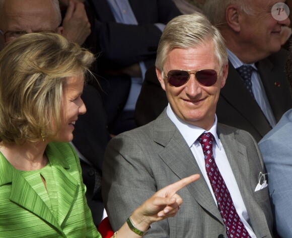 Le roi Philippe et la reine Mathilde de Belgique assistaient le 1er septembre 2013 à la Cavalcade d'Hanswijk, commémoration de la Vierge Marie à Malines. Leur première sortie officielle depuis l'intronisation du nouveau roi des Belges le 21 juillet.