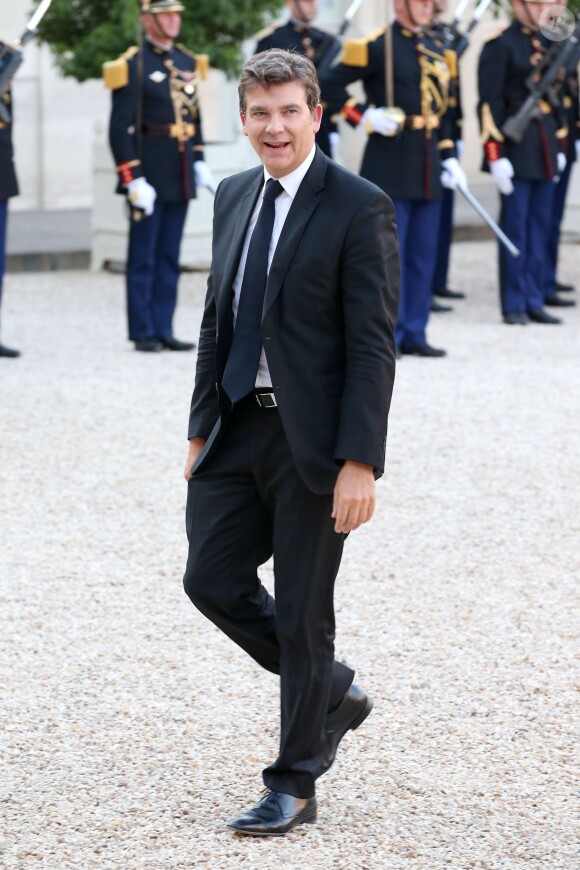 Arnaud Montebourg lors d'un dîner d'Etat à l'Elysée le 3 septembre 2013.