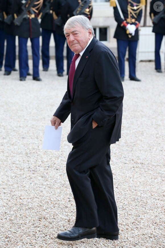Claude Lanzmann lors d'un dîner d'Etat à l'Elysée le 3 septembre 2013.