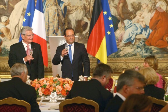 François Hollande lors d'un dîner d'Etat à l'Elysée le 3 septembre 2013.