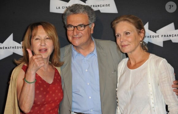 Nathalie Baye, Serge Toubiana et Marthe Keller à l'ouverture de la rétrospective Michel Piccoli à la Cinémathèque à Paris le 4 septembre 2013.