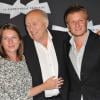 Michel Piccoli avec ses enfants Missia et Inord à l'ouverture de la rétrospective Michel Piccoli à la Cinémathèque à Paris le 4 septembre 2013.