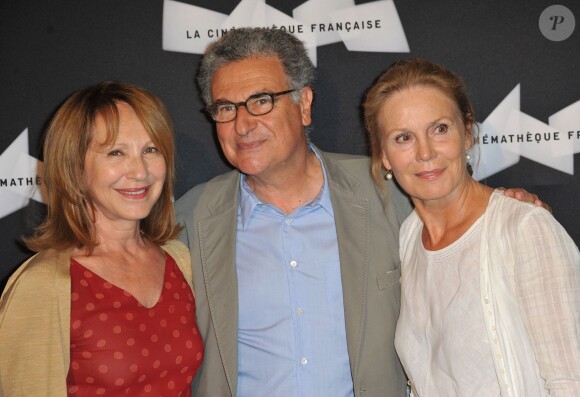 Nathalie Baye, Serge Toubiana et Marthe Keller à l'ouverture de la rétrospective Michel Piccoli à la Cinémathèque à Paris le 4 septembre 2013.