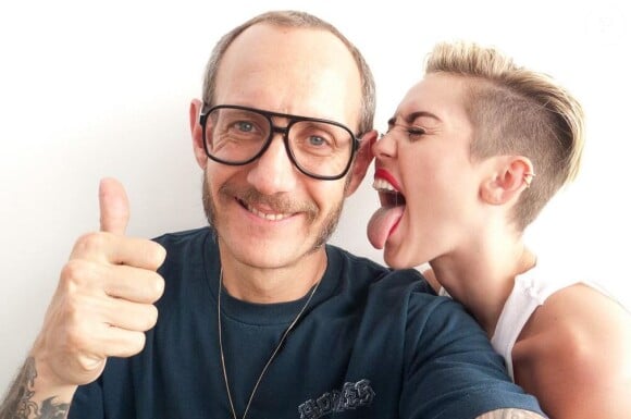 Miley Cyrus et Terry Richardson sur Twitter, le 9 septembre 2013.