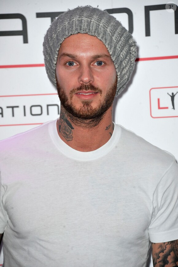 M Pokora à Bercy, à Paris, le 25 avril 2013, à l'occasion du concert de Beyoncé.