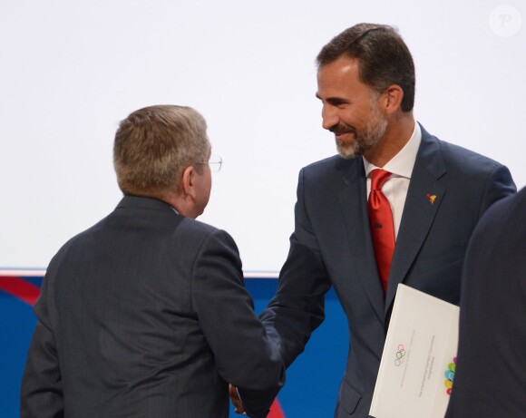 Le prince Felipe a défendu la candidature de Madrid pour les JO 2020 à la 125e session du CIO à Buenos Aires en septembre 2013