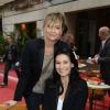Flavie Flament et Marie Drucker lors de la conférence de presse de rentrée de RTL le 10 septembre 2013, à Paris