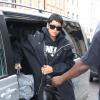 Rihanna arrive à l'hôtel 45 Park Lane à Londres. Le 10 septembre 2013.