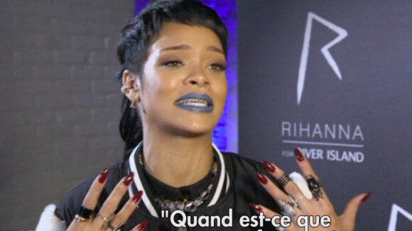 Rihanna : Sublime et hystérique pour lancer sa nouvelle collection