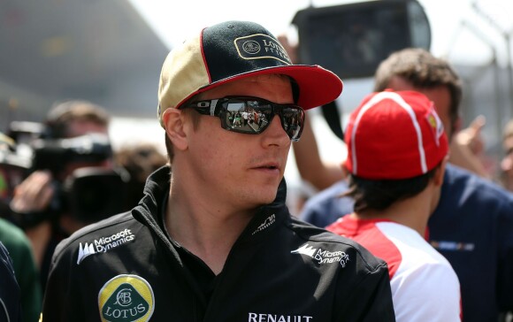 Kimi Räikkönen à Shanghaï le 14 avril 2013 lors du Grand Prix de Chine