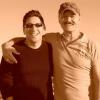 Randy Jones des Village People avec son futur mari Will Grega