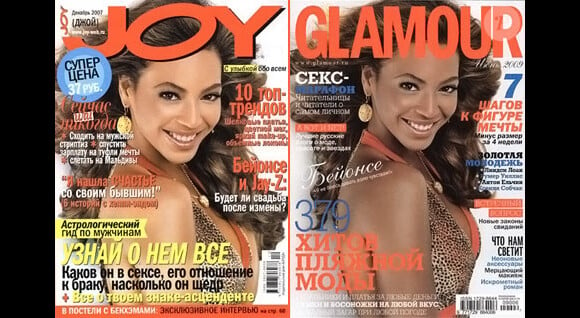 Beyoncé victime de Photoshop en couverture de Joy et Glamour