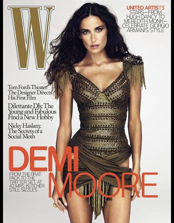 Demi Moore victime de Photoshop en couverture de W