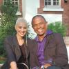 Francky Vincent et Diese durant la 41e élection de Miss Côte d'Opale le 29 août 2013 à l'Hôtel Haec Otia au Touquet, tenu par Mme François.