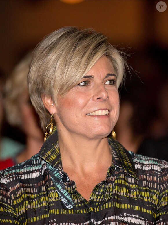 La princesse Laurentien des Pays-Bas lors du lancement de la 9e semaine de l'alphabétisation, au parc d'attractions Efteling à Kaatsheuvel le 9 septembre 2013.