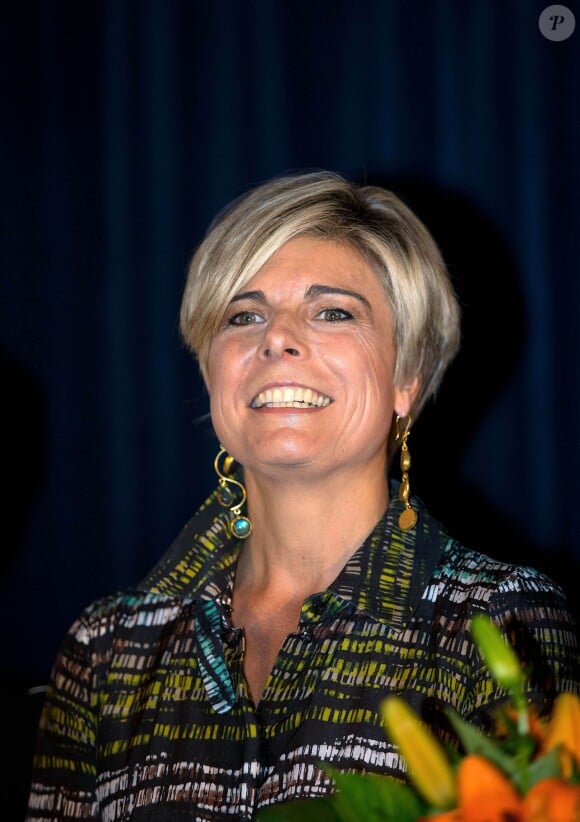 La princesse Laurentien des Pays-Bas lors du lancement de la 9e semaine de l'alphabétisation, au parc d'attractions Efteling à Kaatsheuvel le 9 septembre 2013.