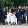 Obsèques du prince Friso le 16 août 2013 à Lage Vuursche : le cortège funèbre après l'enterrement...