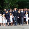 Obsèques du prince Friso le 16 août 2013 à Lage Vuursche : le cortège funèbre après l'enterrement...