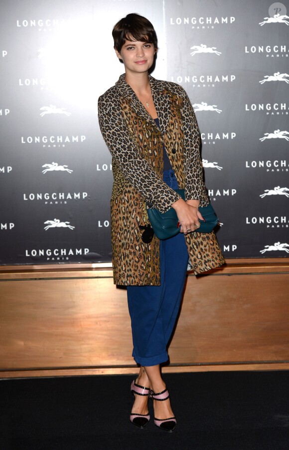 Pixie Geldof assiste à l'inauguration de la nouvelle boutique Longchamp sur Regent Street. Londres, le 14 septembre 2013.