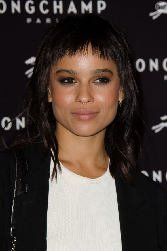 Zoë Kravitz assiste à l'inauguration de la nouvelle boutique Longchamp sur Regent Street. Londres, le 14 septembre 2013.