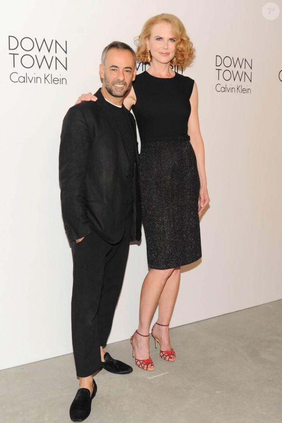 Nicole Kidman et Francisco Costa à la soirée Calvin Klein pour le parfum Downtown à New York le 13 septembre 2013