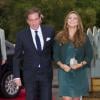 La princesse Madeleine de Suède, enceinte, prenait part le 16 septembre 2013 avec son mari Chris O'Neill à un dîner de gala de l'association Min Stora Dag dont elle est la marraine, au Musée Junibacken à Stockholm.