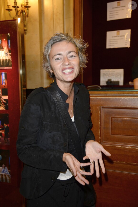 Alexia Stresi lors de la générale de la pièce Nina au Théâtre Edouard VII à Paris le 16 septembre 2013.