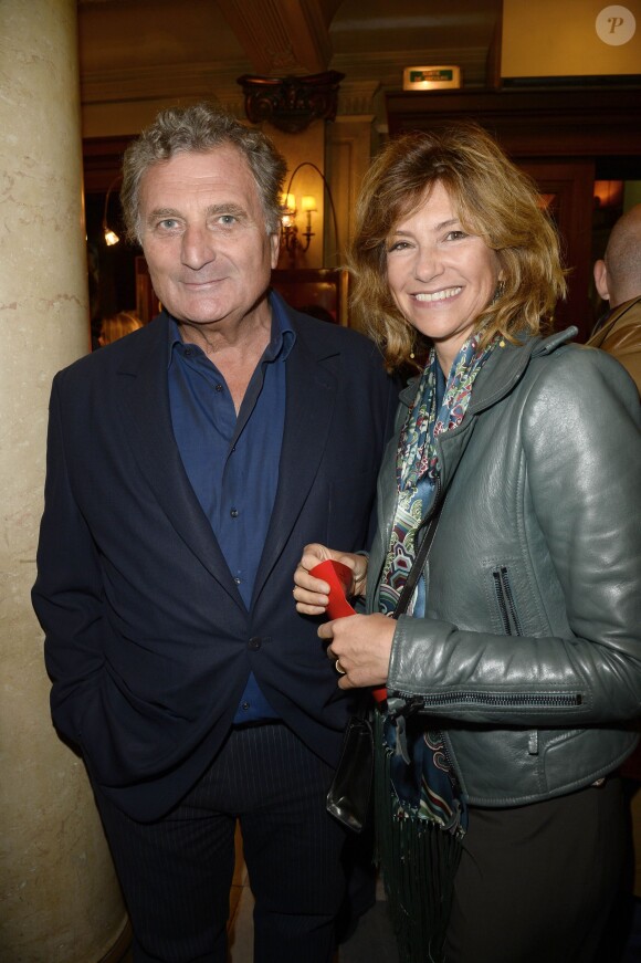 Florence Pernel et son mari Patrick Rotman - Generale de la piece "Nina" au theatre Edouard VII a Paris, le 16 septembre 2013.16/09/2013 - Paris