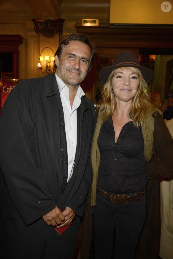 Emmanuel Chain et sa femme Valerie - Generale de la piece "Nina" au theatre Edouard VII a Paris, le 16 septembre 2013.16/09/2013 - Paris