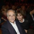 Jean-Pierre Elkabbach et sa fille Emmanuelle Bach - Generale de la piece "Nina" au theatre Edouard VII a Paris, le 16 septembre 2013.16/09/2013 - Paris