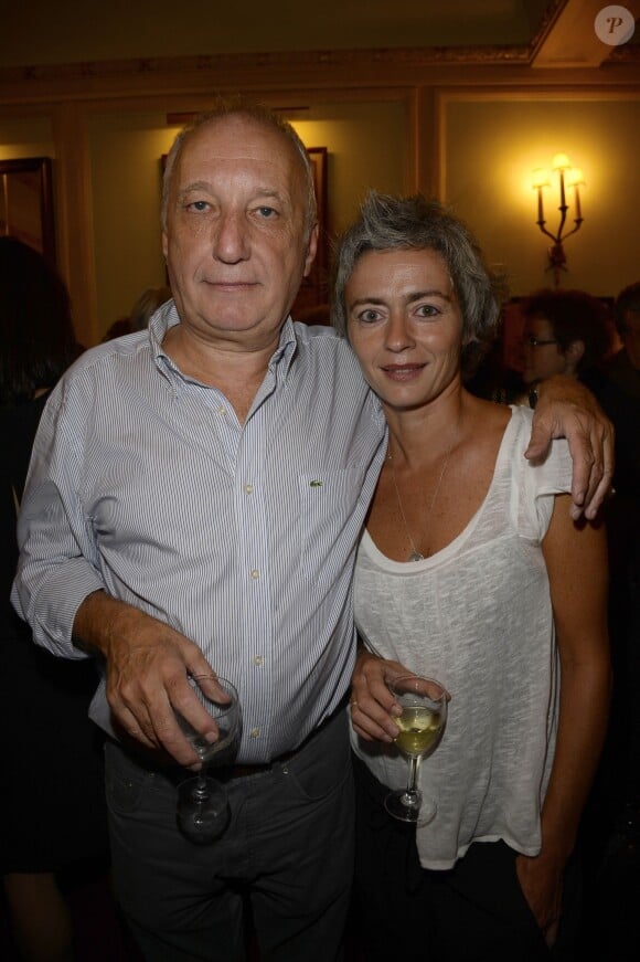 Francois Berleand et sa compagne Alexia Stresi - Generale de la piece "Nina" au theatre Edouard VII a Paris, le 16 septembre 2013.16/09/2013 - Paris