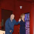 Francois Berleand et Mathide Seigner - Generale de la piece "Nina" au theatre Edouard VII a Paris, le 16 septembre 2013.16/09/2013 - Paris
