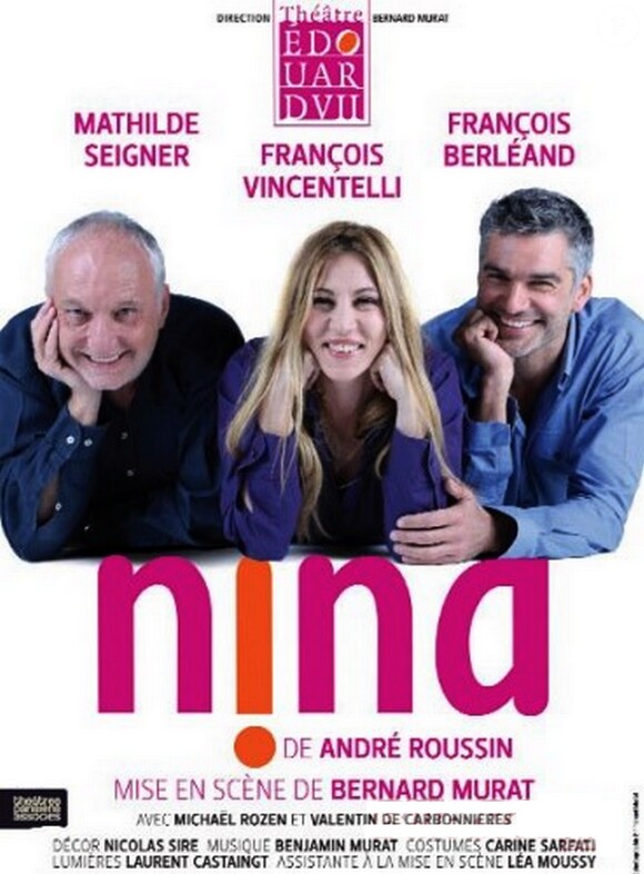 Affiche de la pièce "Nina"