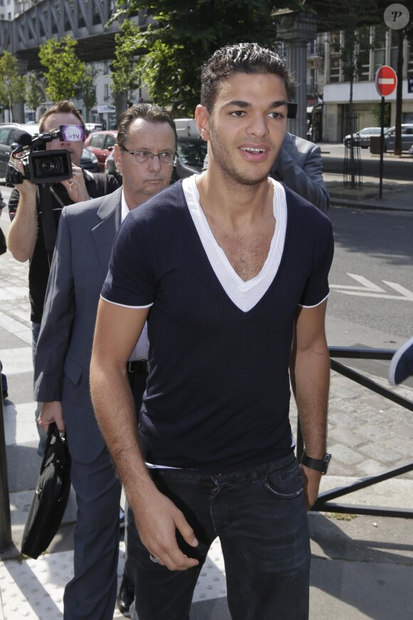 Hatem Ben Arfa lors de sa convocation au siège de la FFF après l'Euro 2012 le 27 juillet 2012 à Paris