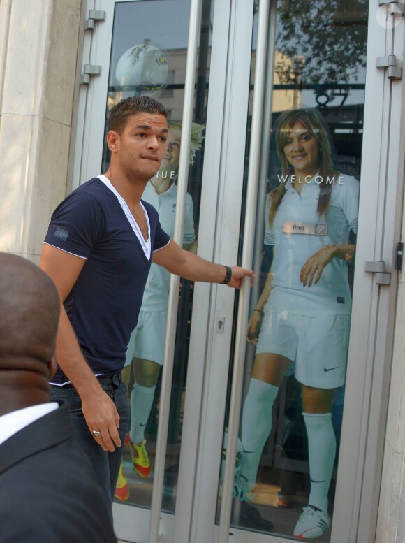 Hatem Ben Arfa lors de sa convocation au siège de la FFF après l'Euro 2012 le 27 juillet 2012 à Paris