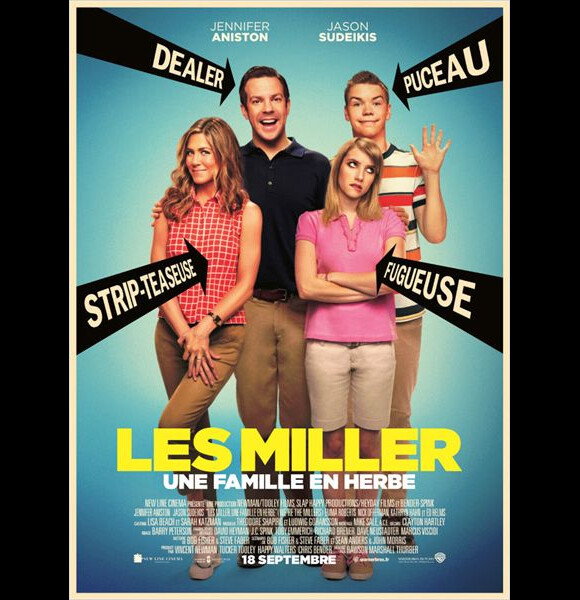 Affiche du film Les Miller, une famille en herbe