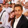 Nicolas Sarkozy et Carla Bruni-Sarkozy à Ramatuelle le 3 août 2013.